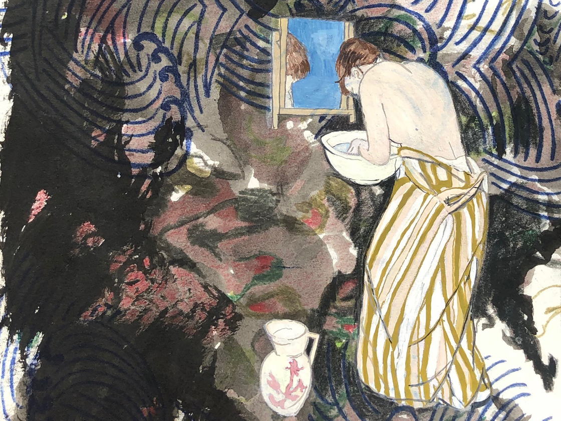 Mary Cassatt Washing her Troubles Away